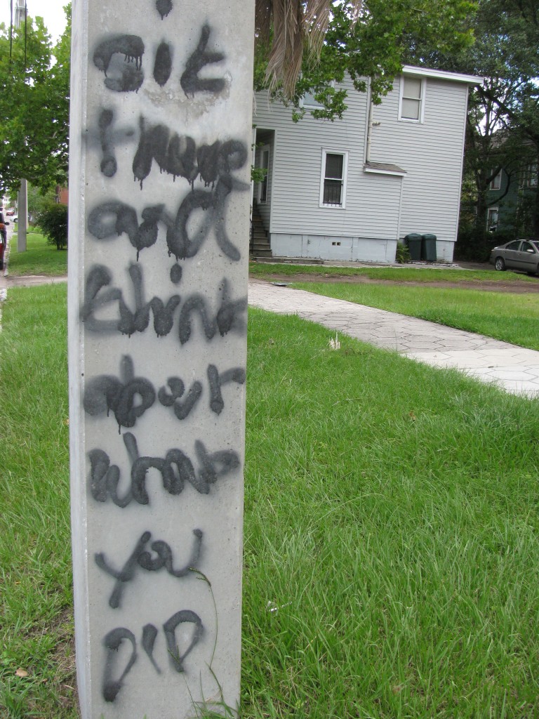 Sit there and think about what you did.